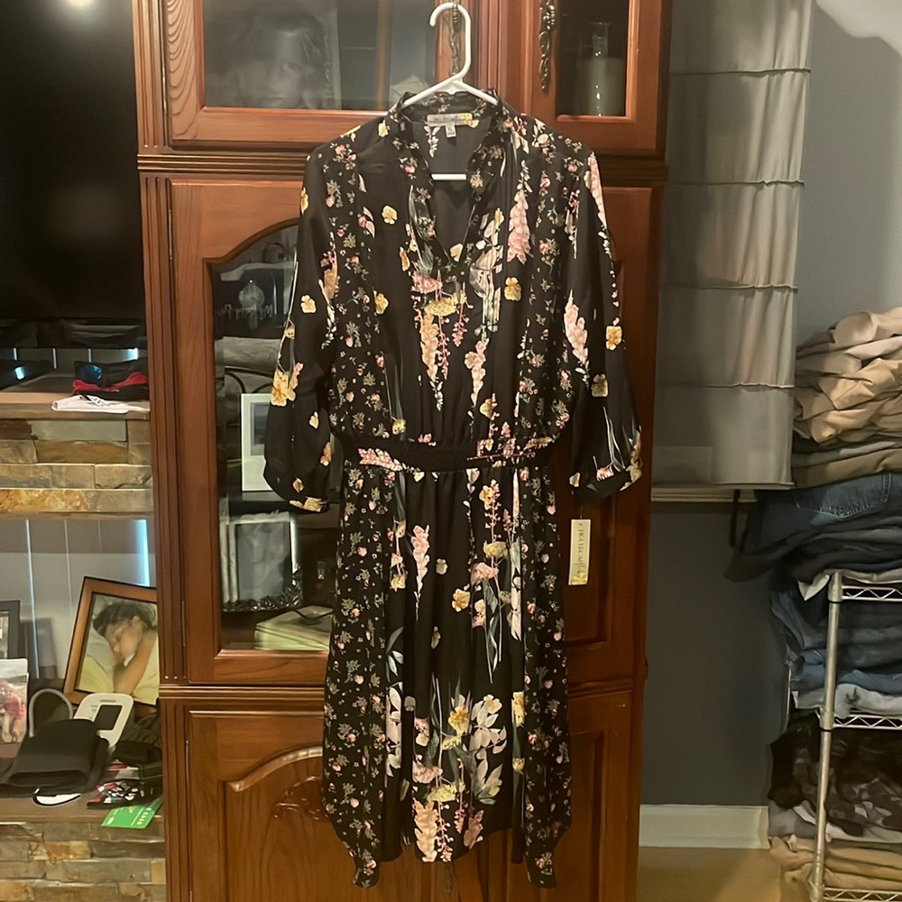 Dress barn long sleeve floral dress